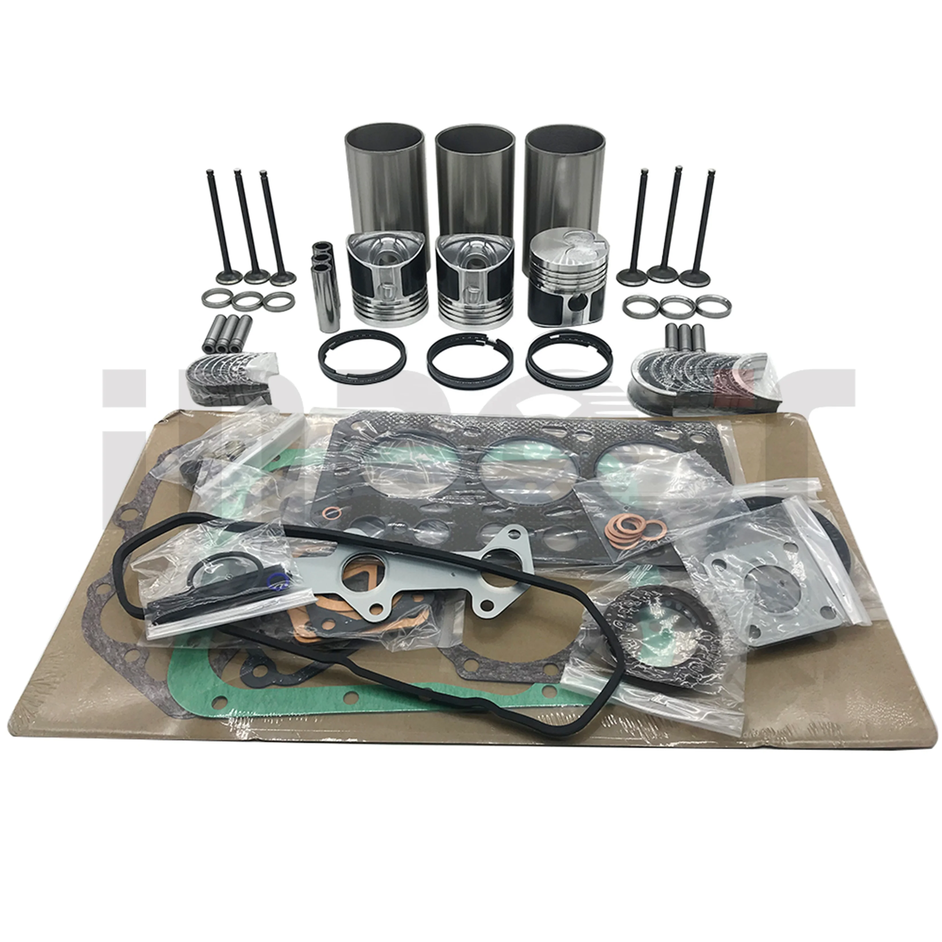 K3D Overhaul Rebuild Kit For Mitsubishi Engine Piston Ring Gasket Bearing Set
