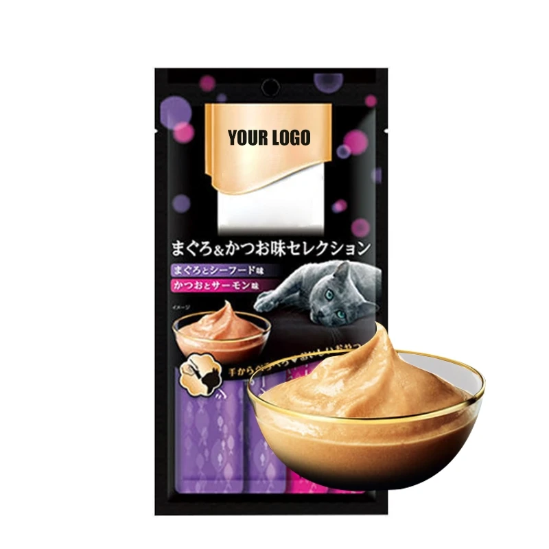 Hot Selling Supply High Quality 12G Delicious Cat Bars Cat Treat Snack Wet Food