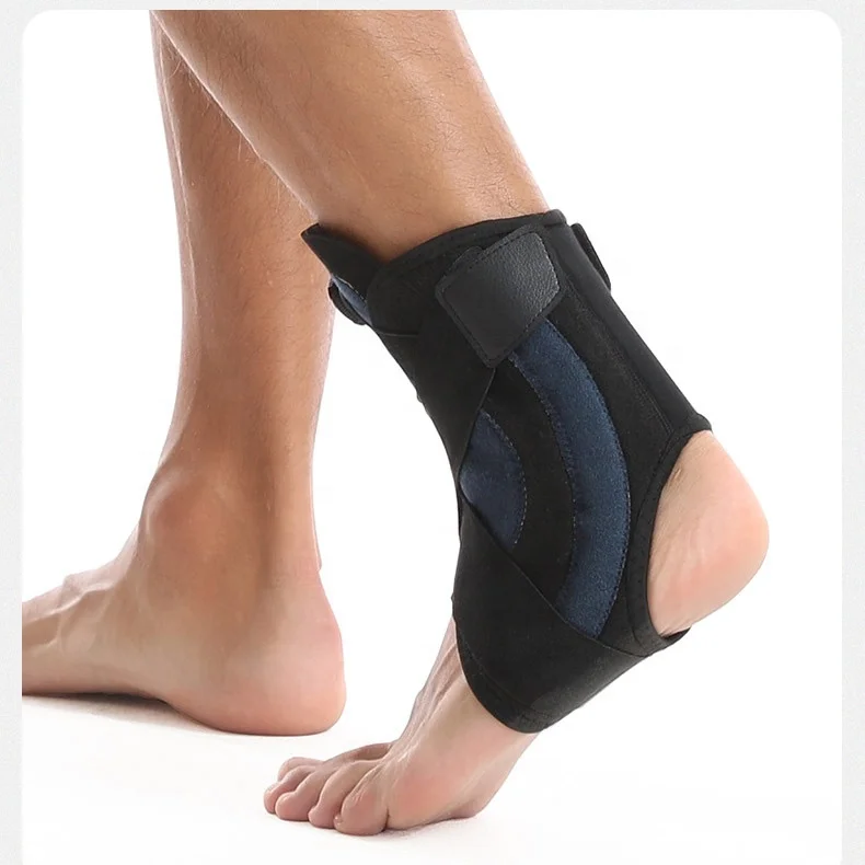 2024 New Compression Adjustable Knob Ankle Stabilizer Ankle Support Brace for Plantar Fasciitis Tendonitis Semi-rigid
