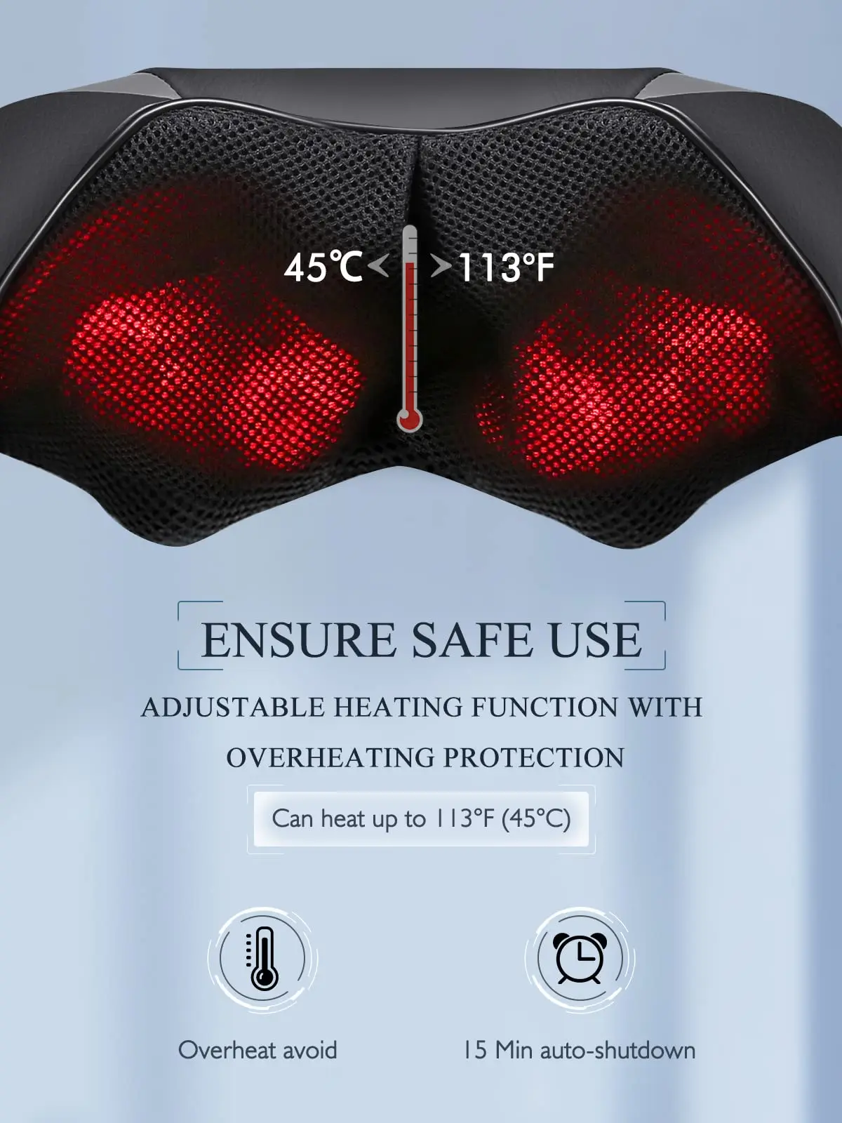 Trending Products 2024 New Arrivals Neck Shoulder Massage Shawl Wireless Electric Shiatsu Neck Massager With Heat