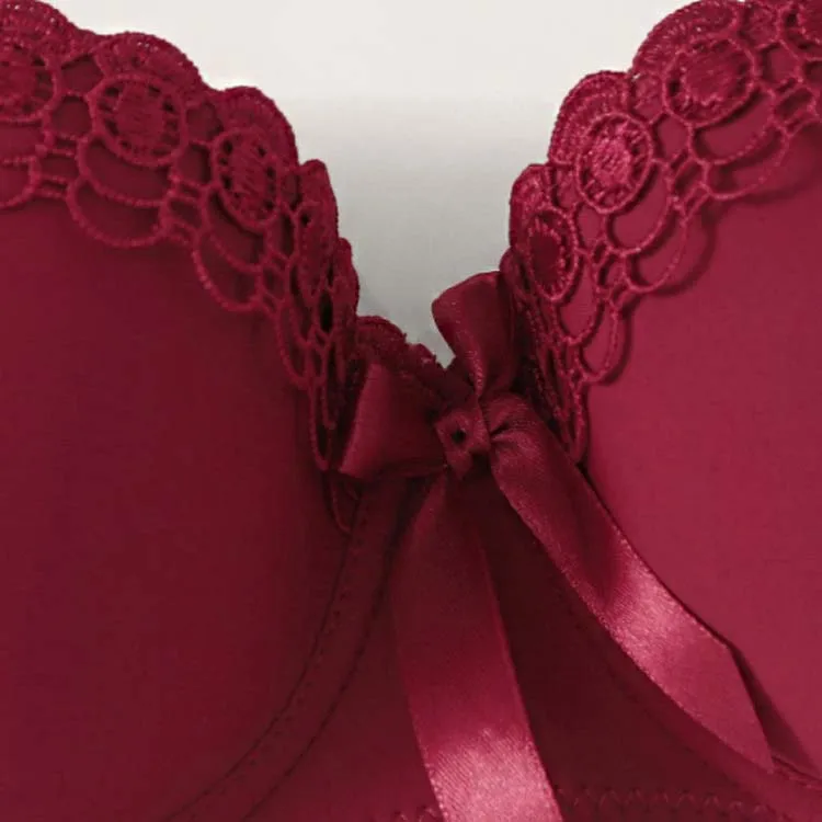 For Chubby Women Push Up Bra And Pants Female Underwear 36 Size Sexy Oversize V Neck Vest Lacy Young New Design Hot Model