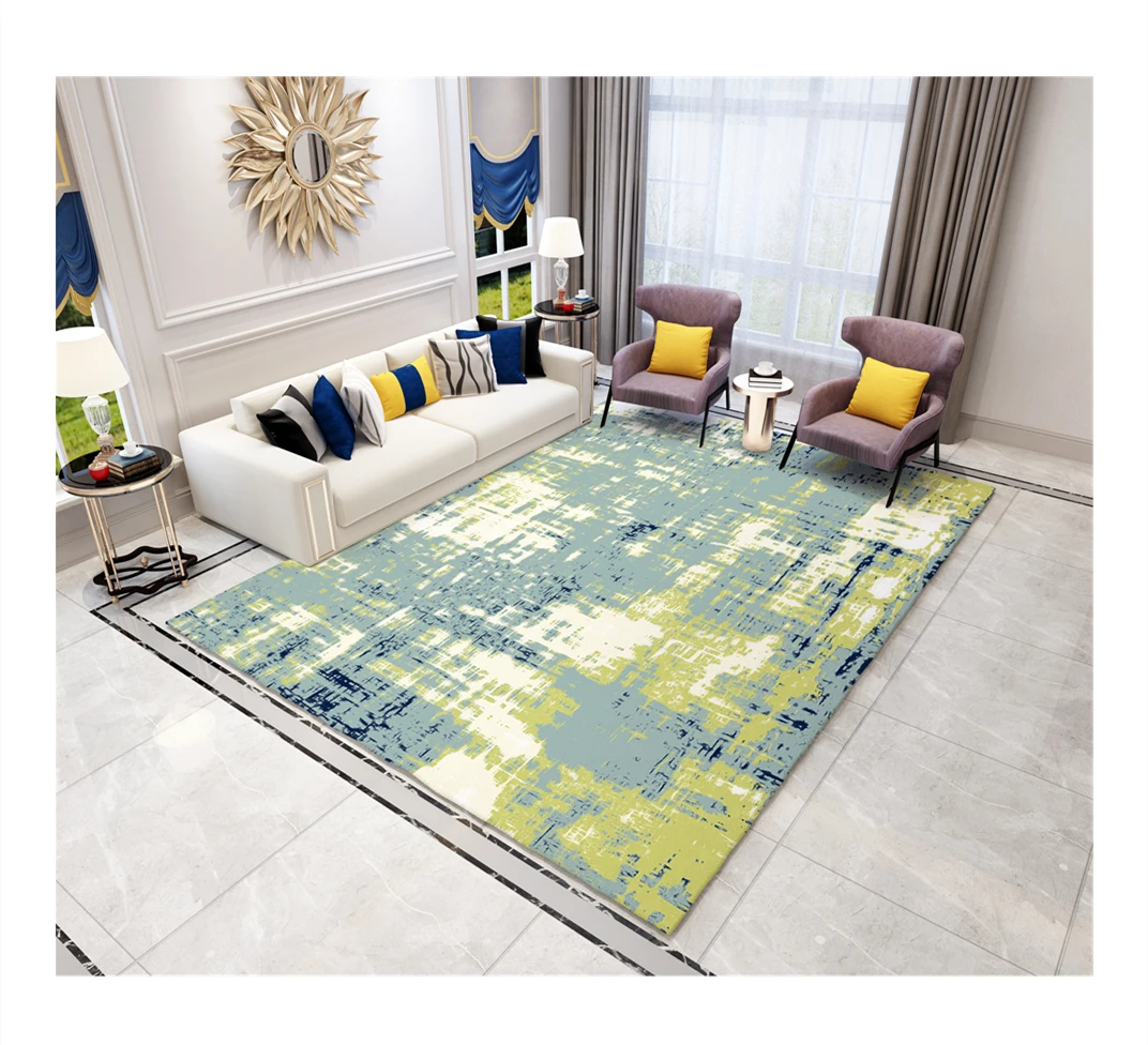 Современный коврик из искусственной шерсти mbx с принтом, ковер и ковер для гостиной, спальни