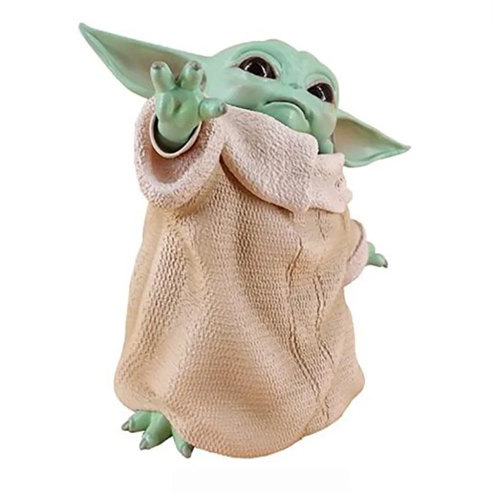 
Factory Direct Sales Anime Character Model Action Figure Toy Baby Yoda Resin Flat Back 