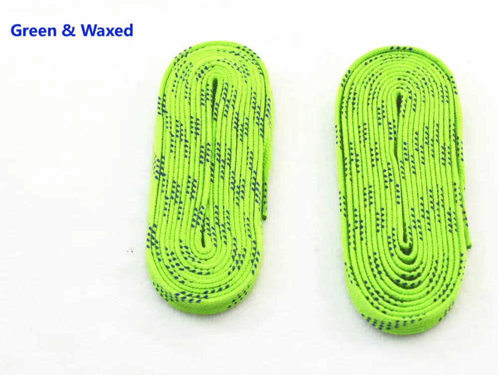 Wholesale Hot Selling Funny Flat Waxed Hockey Shoe Lace Manufacturing