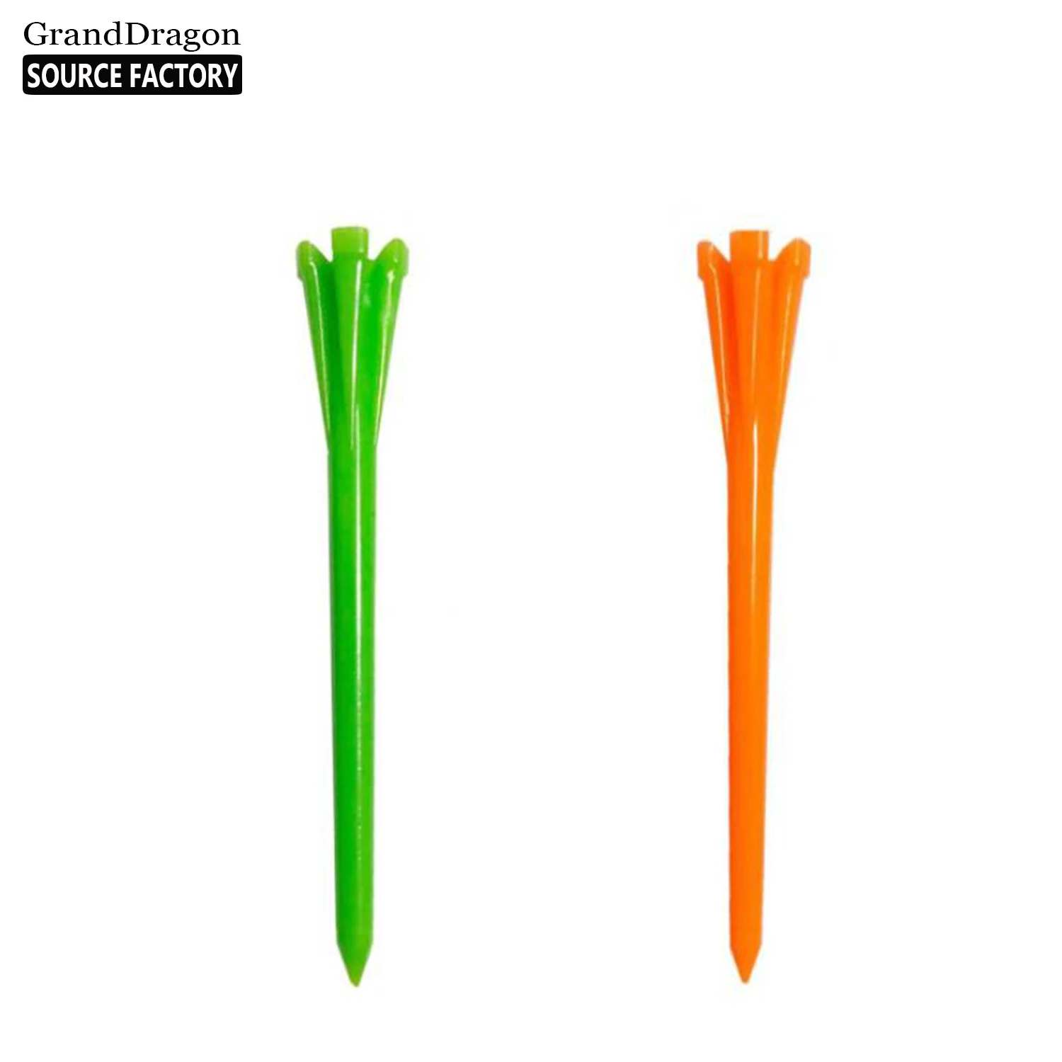 OEM Manufacturer Various colors Plastic Golf Tee Custom Logo Bulk Golf tees