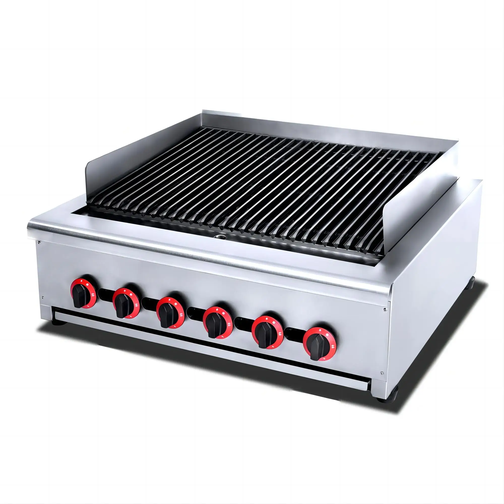 Hot sale Commercial Black Rock Grill Lava Steak Stone Grill Gas Lava Rock Grill