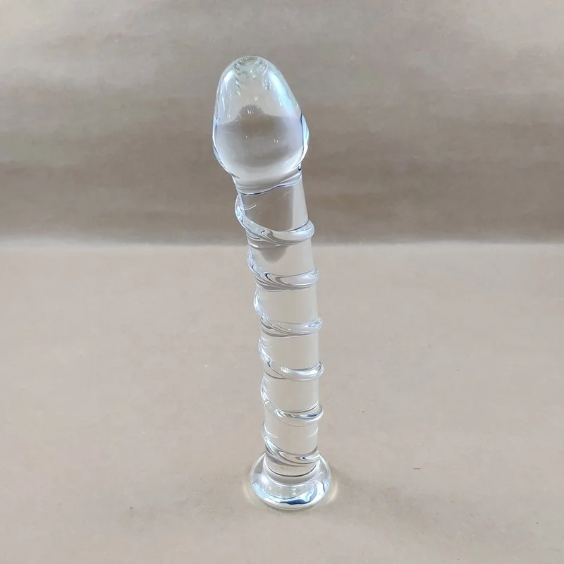 Factory OEM High Class Pistol Shape Clear Glass Dildo/Blown Glass Dildo/Clear Glass Dildo for New Cool Girls