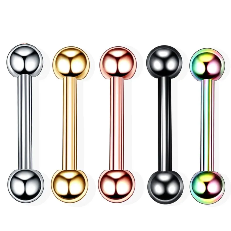 Wholesale Nose Stud Lip Stud Rose Gold Nose Ring Stud Stainless Steel Nose Bones Screws Body Piercing Jewelry