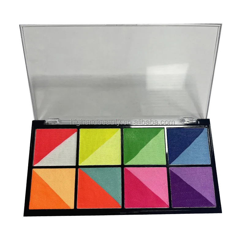 Halloween Private Label Water based Neon color eyeliner Non-toxic Glow face paint face and body painting