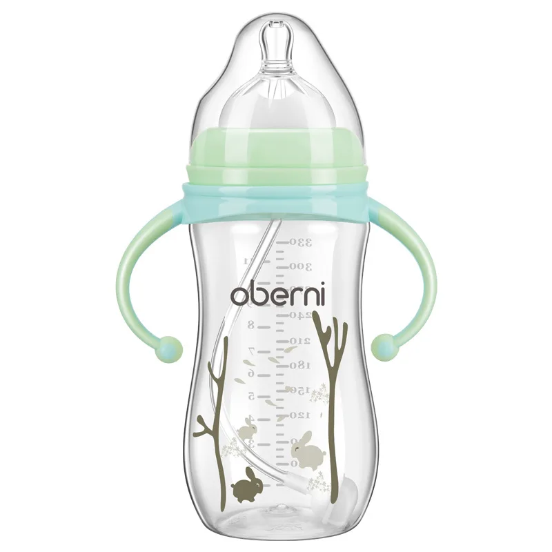 
2020 new style newborn baby glass silicone milk feeding bottles with protective sleeve 
