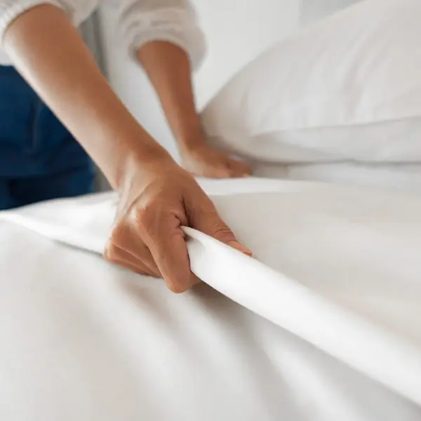 300tc Fabric 100% Cotton Solid Color Sateen Fabric For Bed Linen