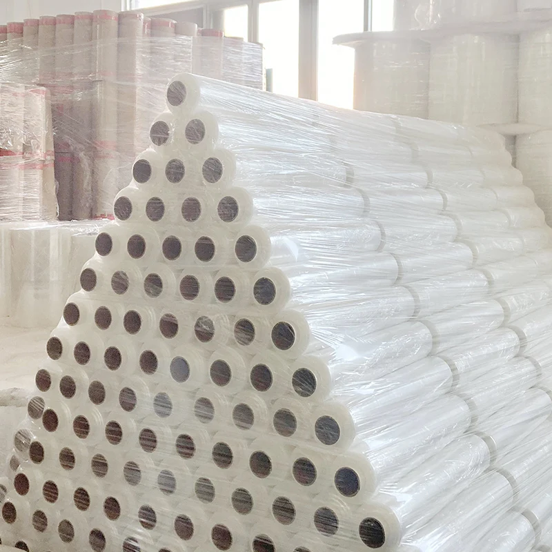 30cmX300m high quality cutting box resistant tray wrapper point break perforated mushroom holes diespenser cling film food wrap