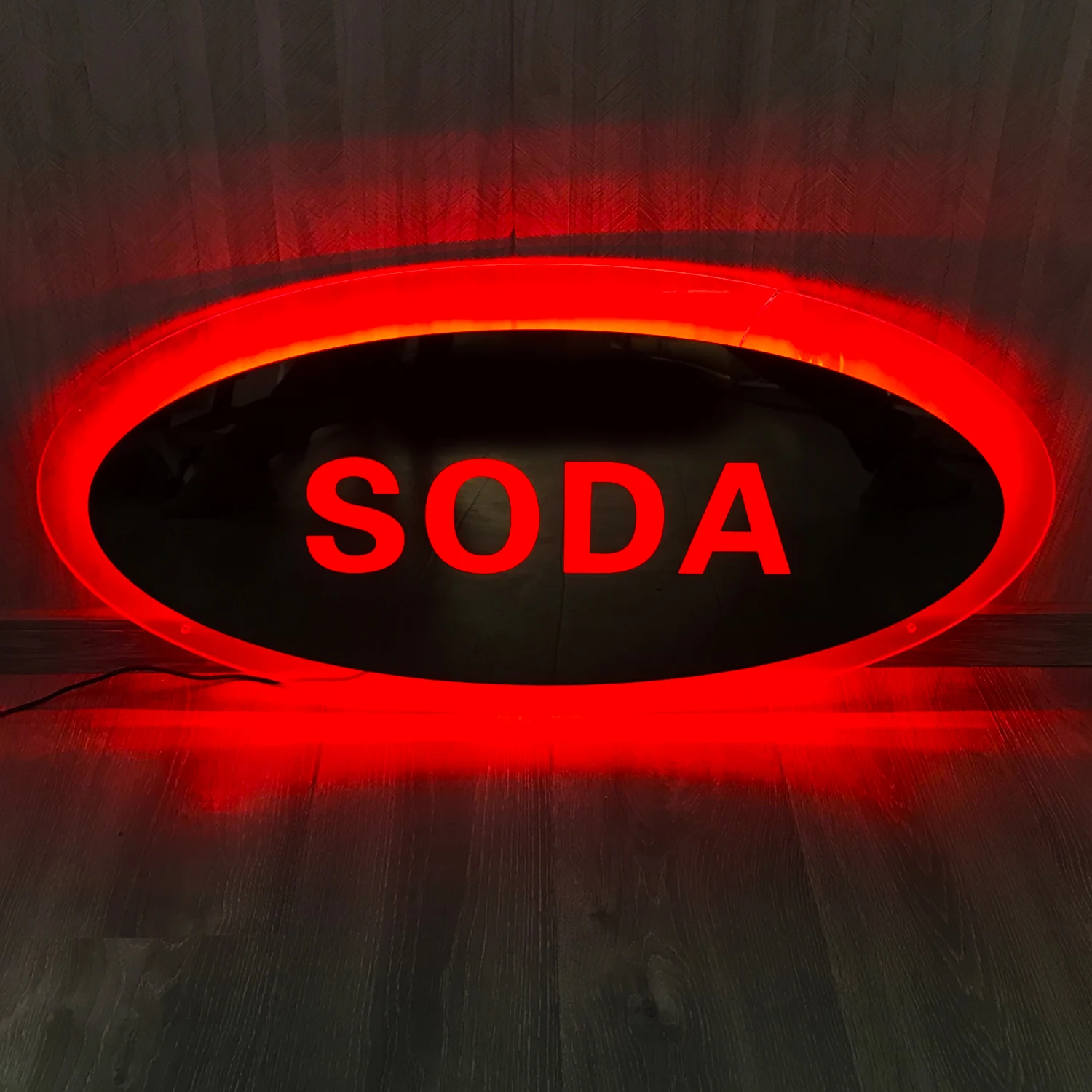 Led Light Sign High Brightness Led Strip Light Source and Acrylic Material Led Sign