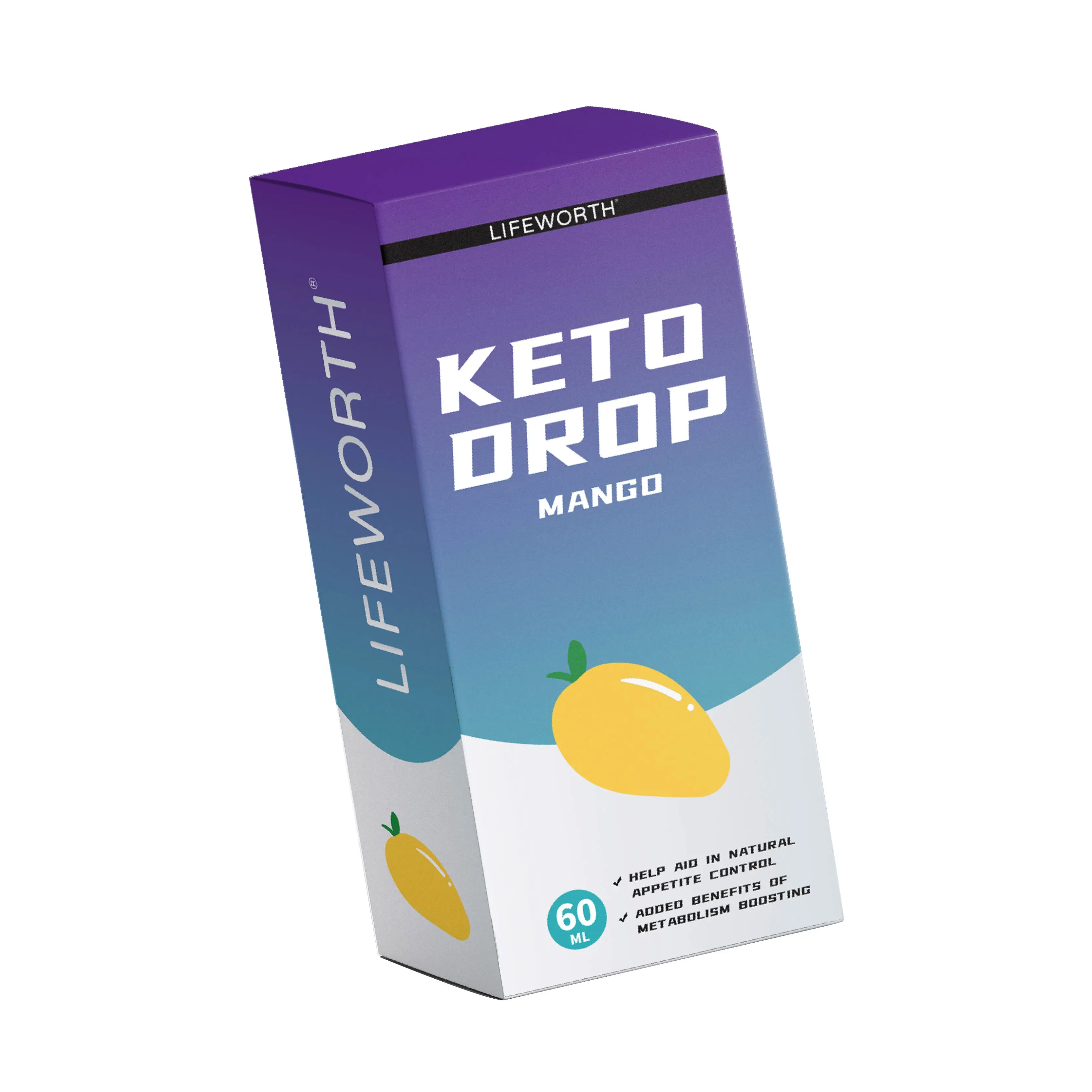Lifeworth OEM pre workout supplement orange flavor keto supplements bhb keto drops