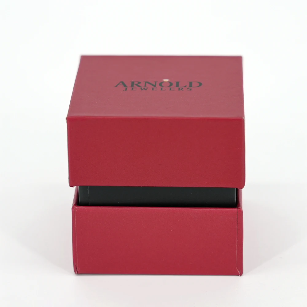 Luxury custom logo printing jewelry packaging box earring packaging gift box with EVA foam insert