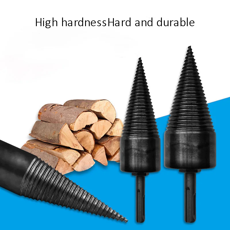 32/42/45/50 MM Drill Bit Chop Wood Splitting Tool Electric Hammer Wood Split Cone Drill Bits For Wood