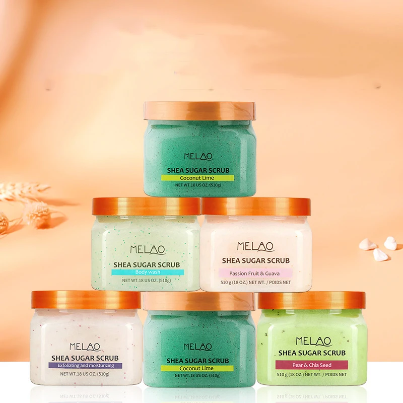 Uniasia Luxury No Label логотип на заказ органический Wokali мята мороженое шербет взбитые скраб для