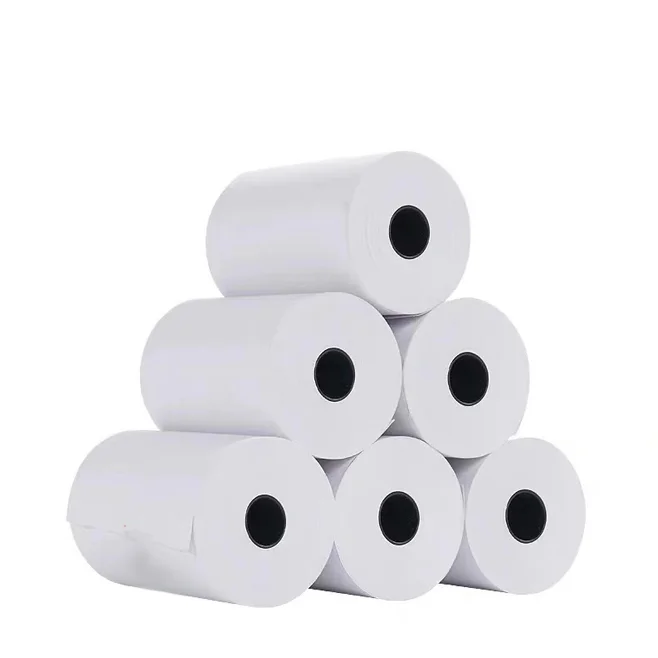 Wholesale white thermal paper roll factory direct sale cash register paper 57x40 57x30