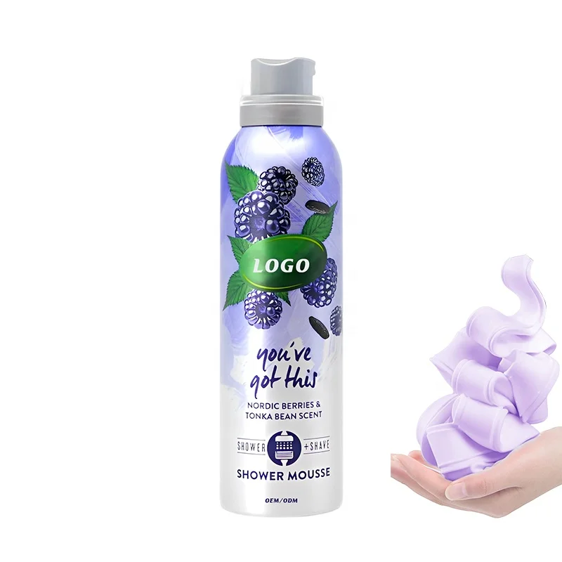 Free Sample Organic Rose Bath Foam Amino Acid Fruity Bath Mousse