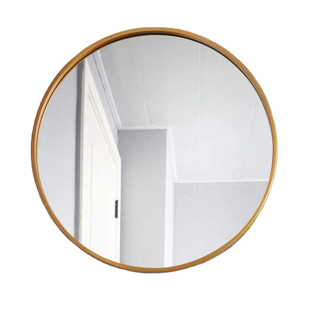 Низкая цена, круглая зеркальная рамка для ванной комнаты, индивидуальная декоративная настенная фоторамка для спальни