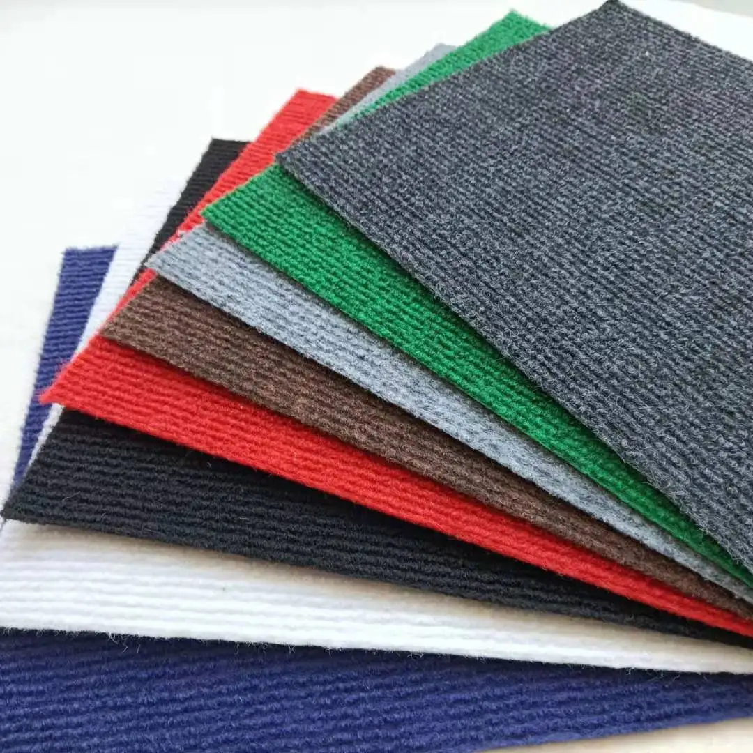 rib carpet  Non-Woven Needle Punch cheap Ribbed Carpet for  exhibition wedding expo event tent outdoor carpet