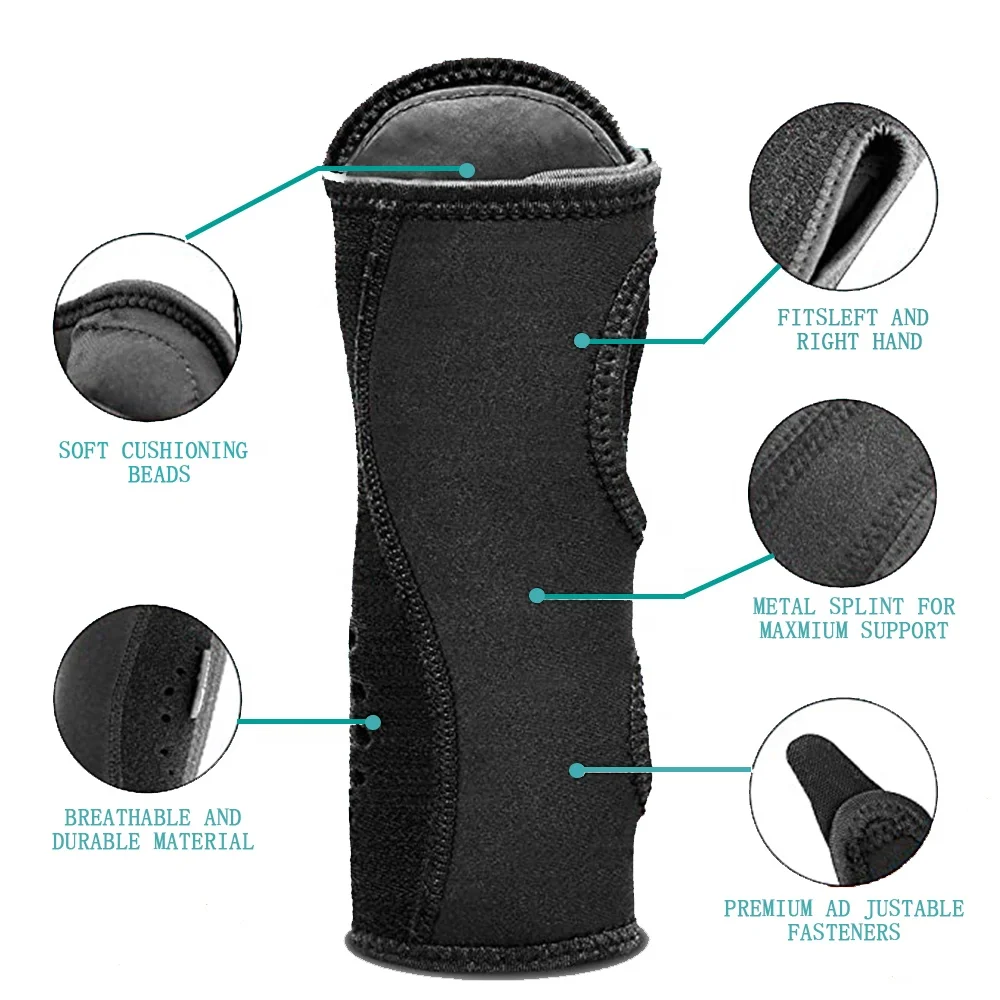 Universal Size Protective Wrist Brace Adjustable Flexible Wrist Tube Wrist Brace For Men And Women