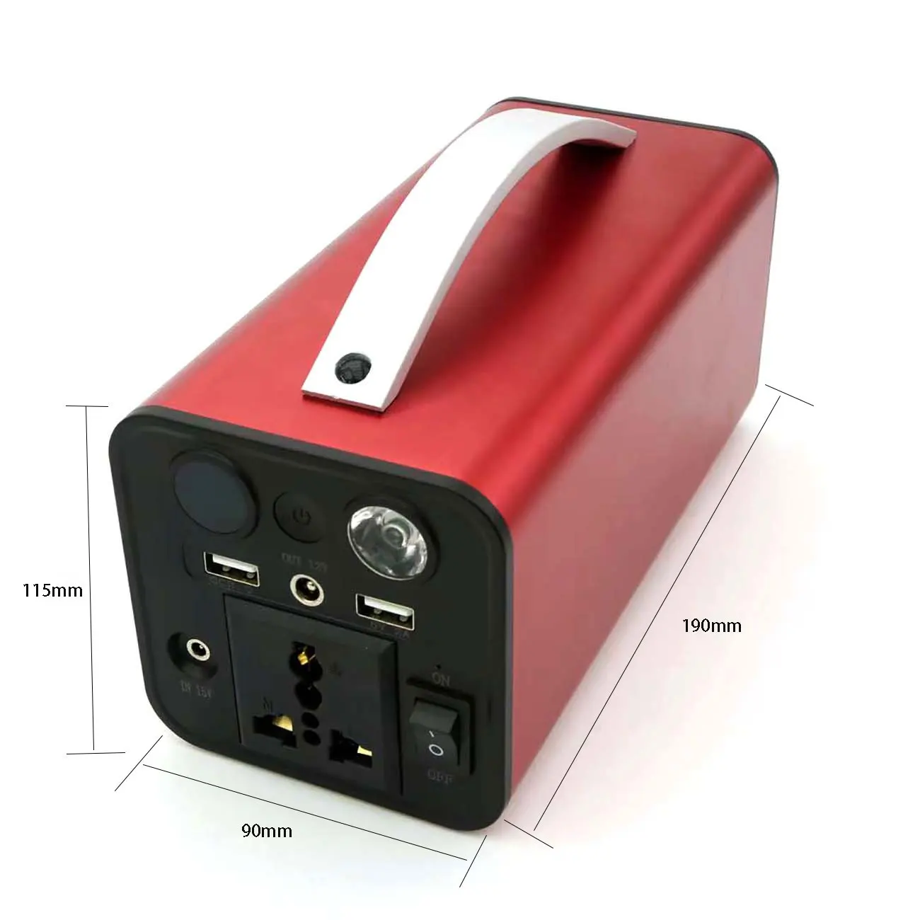 220V 45000mAh Generator Battery Charger Power Bank Inverter Outdoor High-power Emergency Power Supply for Camping Hike
