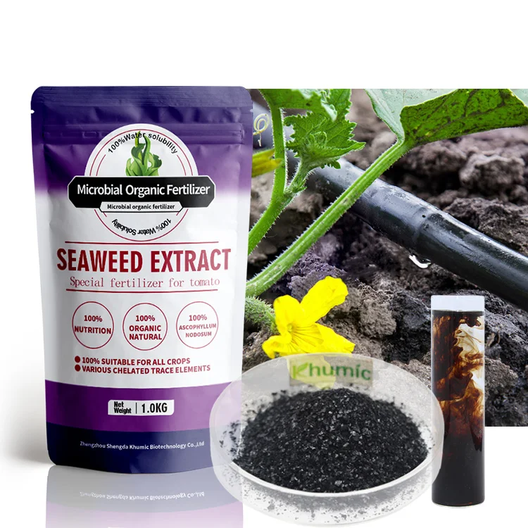 alginic acid agricultural organic fertilizer biostimulant leaf root plant seaweed organic fertilizer