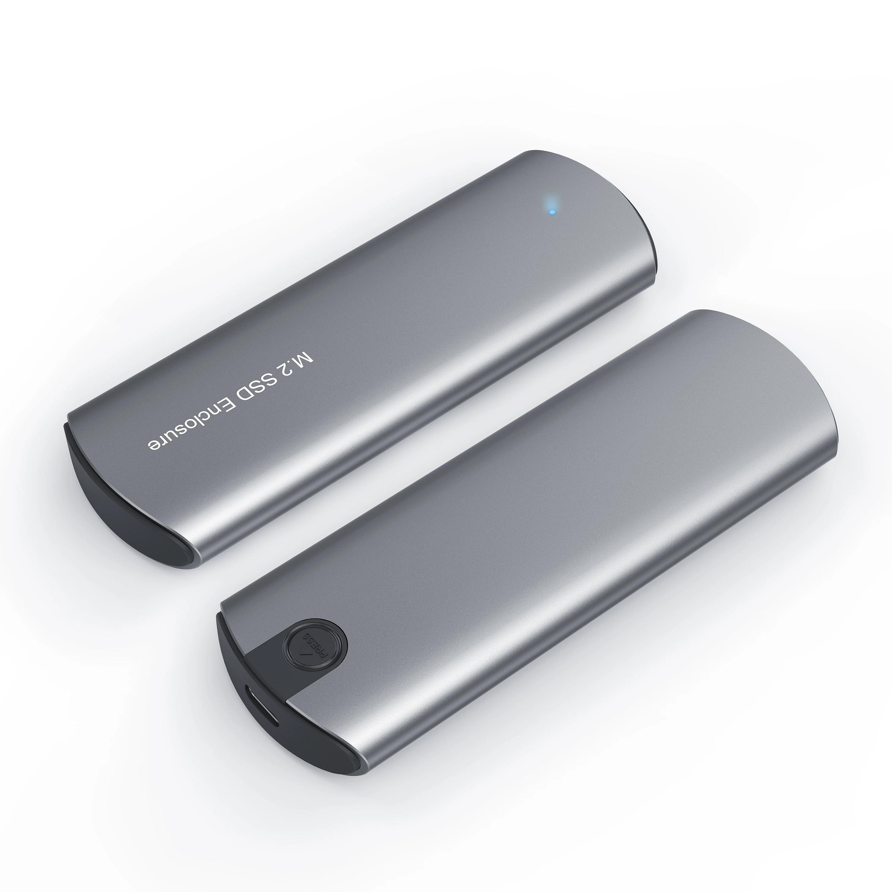 
New Arrival Aluminium Type C Interface M.2 M-KEY NVME Hard Disk Solid M2 SSD Enclosure USB3.1 GEN2 10Gbps hdd case 