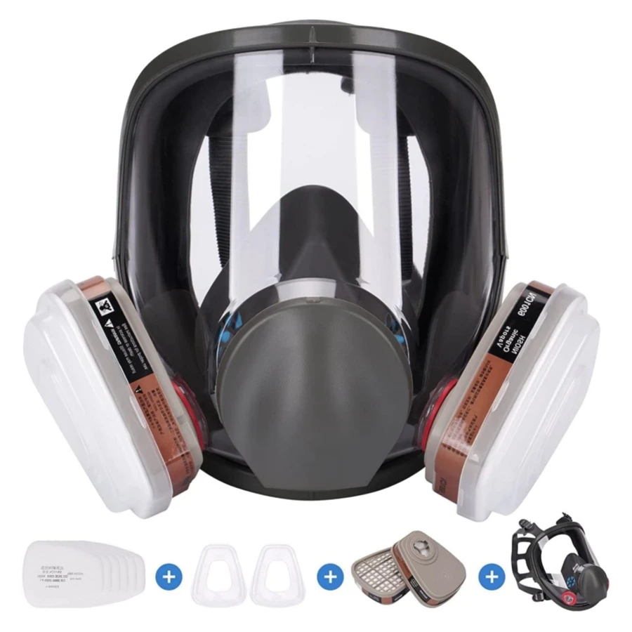2024  full face mask manufacture Casting mask chemical cartridge full face spray mask painting respirator