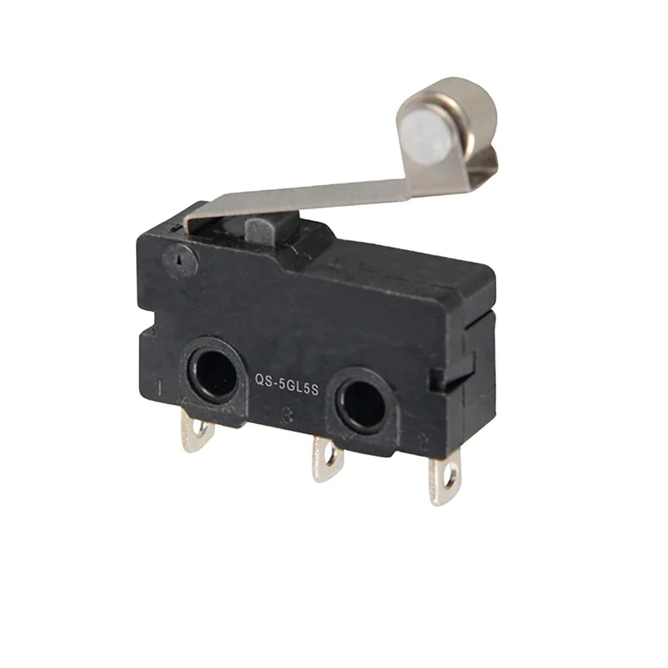 High Quality Snap Action Micro Switch with Short Hinge Roller Lever Push Button