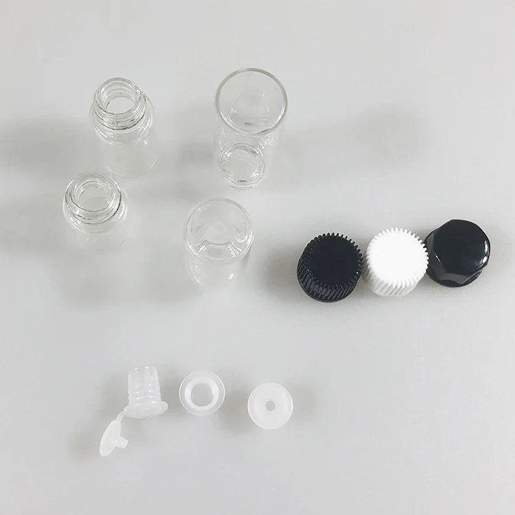 1ml 2ml 3ml 4ml 5ml Custom Empty Clear Glass Essential Oil Bottle For Serum Packaging