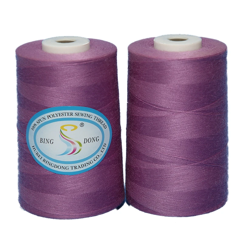 TEX70 Wholesale Tkt 40 Tex 45  High strength Polyester Nylon Bonded Upholstery Sewing Thread Manufacturer