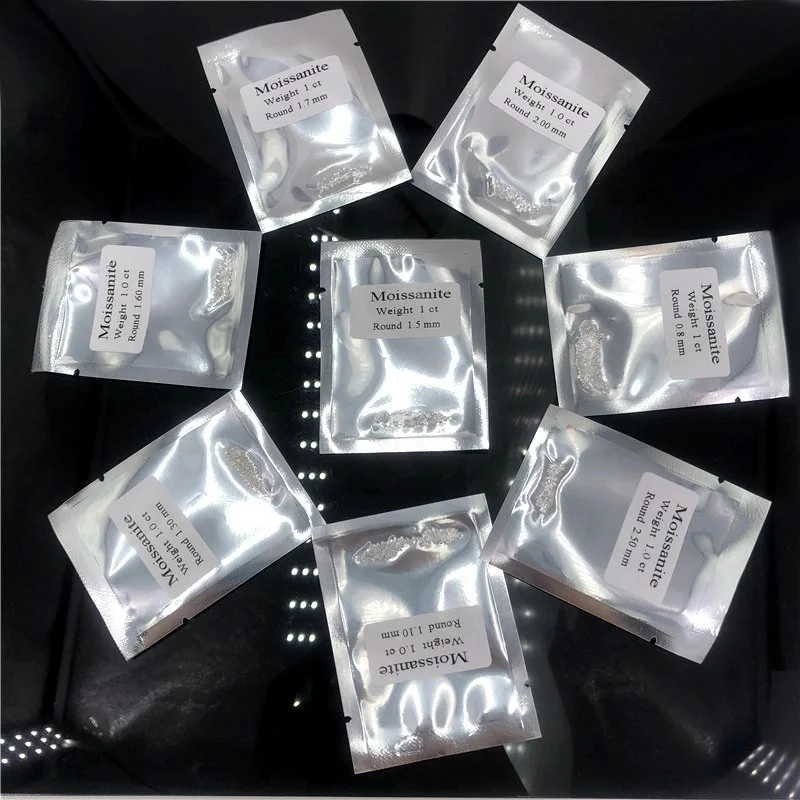 thriving gems 1000 pcs / pack 1.0 mm  / 2.0 mm 5A   White Cubic Zirconia For Jewelry