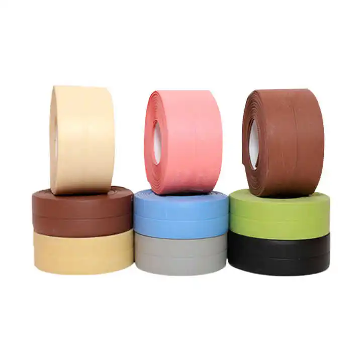 Tile Gap White Sealing Strip Kitchen Caulk Flexible Waterproof Sealing Tape Self Adhesive Caulk Sealant Tape