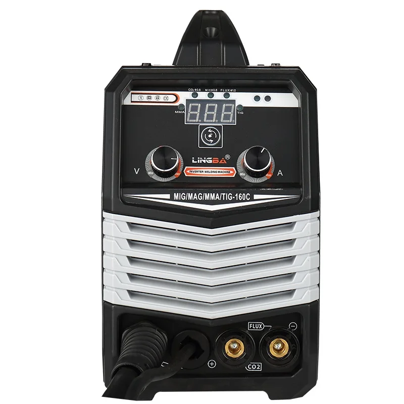 Lingba Mig 5 in 1 Semi-Automatic Flux Cored Mig Mma Lift Tig Welding Machine For Stainless Steel 160C