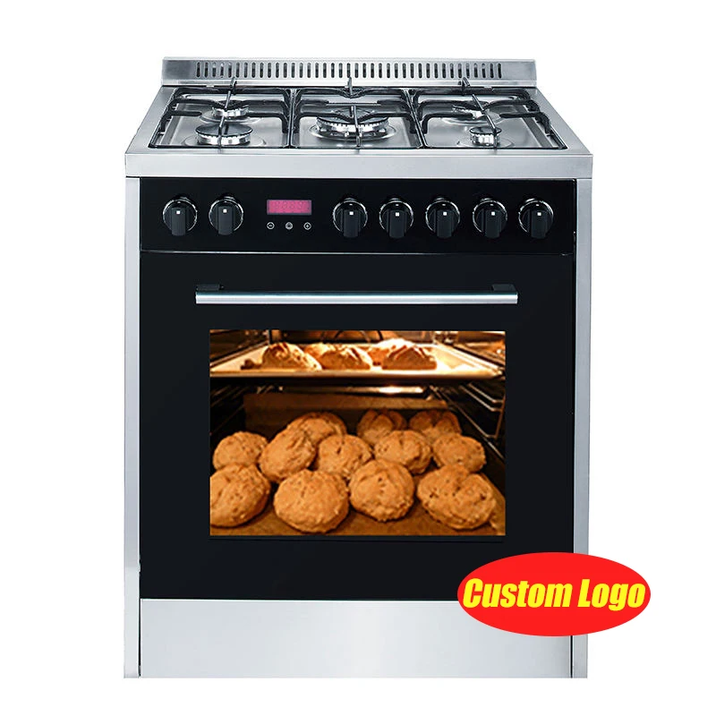 Metal shell portable baking digital panel gas oven vertical gas stove