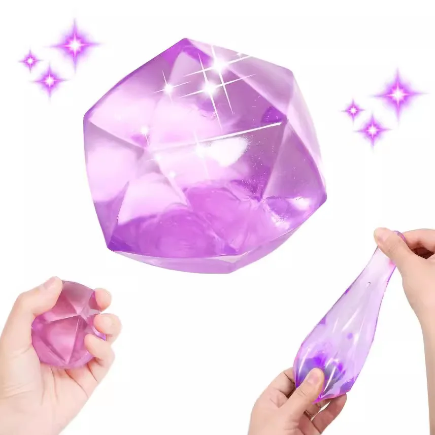 2024 New Factory Wholesale Stress Balls Diamond Cube Malteser Squishy Stress Relief Toys