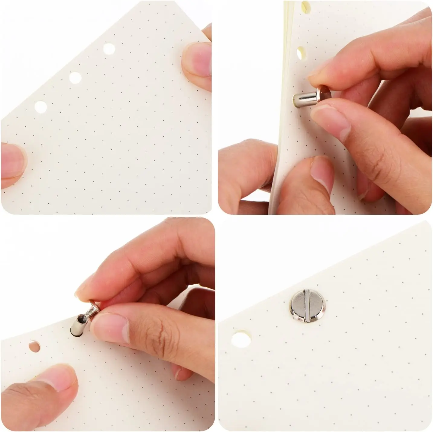 Прочные металлические винты для учебы и скрапбукинга