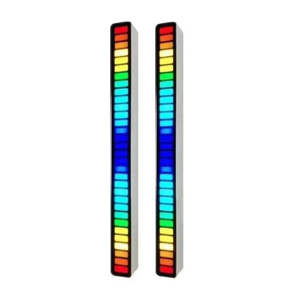 Dropshipping Beat Bar Music Control Car Computer Rgb Sound Light,headset stand Led Rhythm Lamp Strip Atmosphere Light