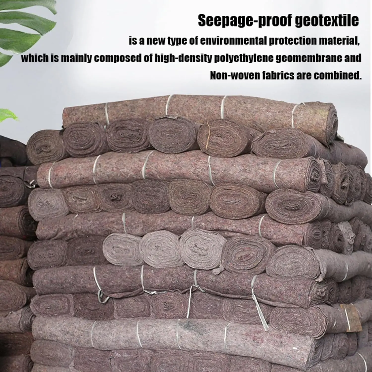 Felt Insulation Moisturising Blanket Geotextile Non-Woven Felt Plant Greenhouses Insulating Tube Wrapping Road Maintenance