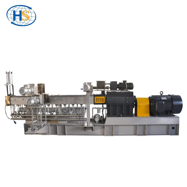 high configuration for wire cover plastic pellet making machine with underwater pelletizing twin screw compounding extruder