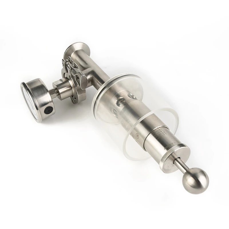 Three-clamp SS304 1.5 Inch Regulating Valve With Diaphragm Pressure Valve