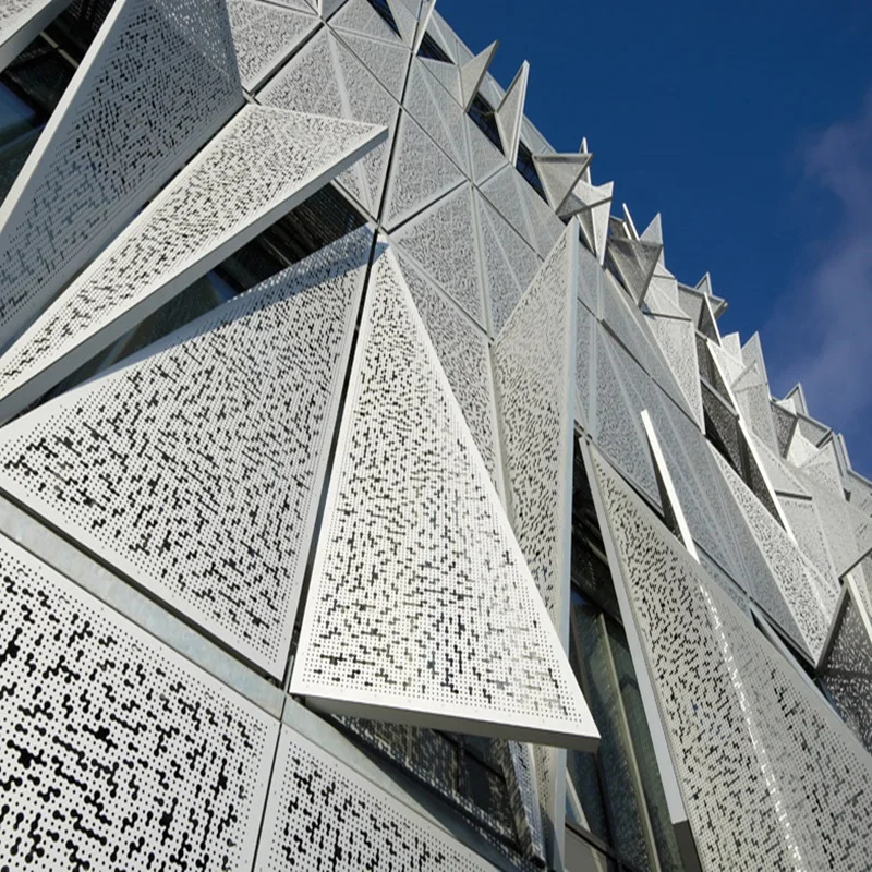 Алюминиевые простые/перфорированные панели алюминиевые фасадные облицовочные строительные