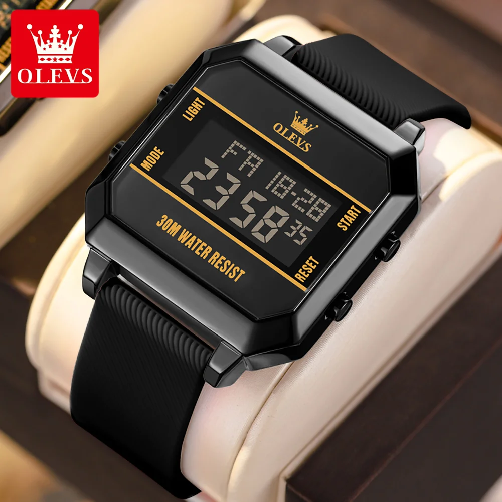 OLEVS 1103 часов Многофункциональные цифровые часы Relojes спортивные 3atm светящиеся функциональные водонепроницаемые наручные
