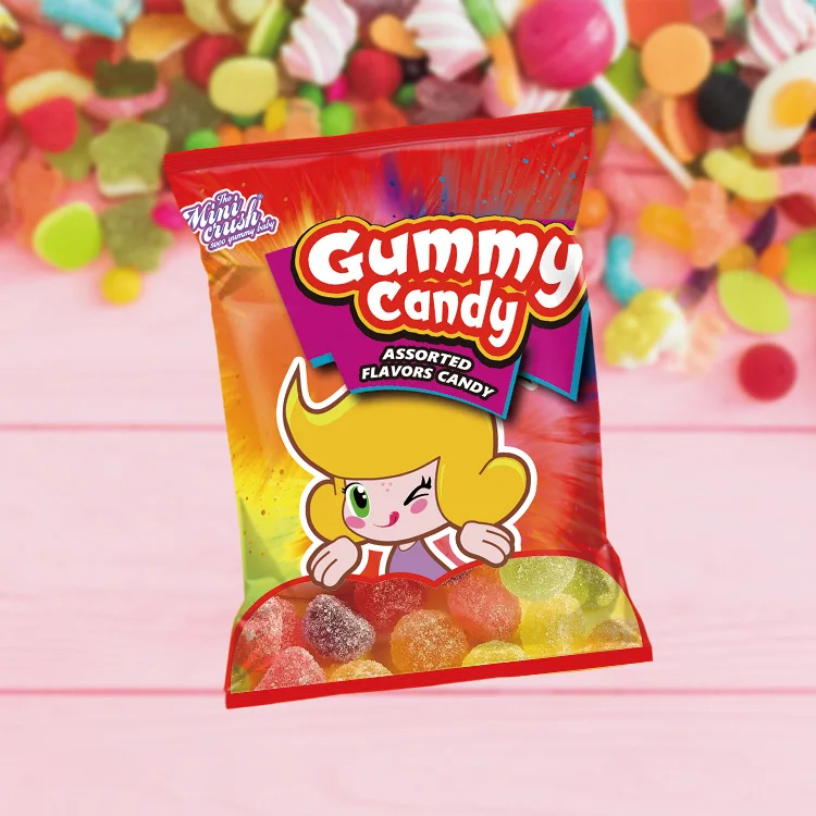 OEM Factory Cheap Price Jelly Sweet Candy Fruit Shaped Jelly Gummy Candy