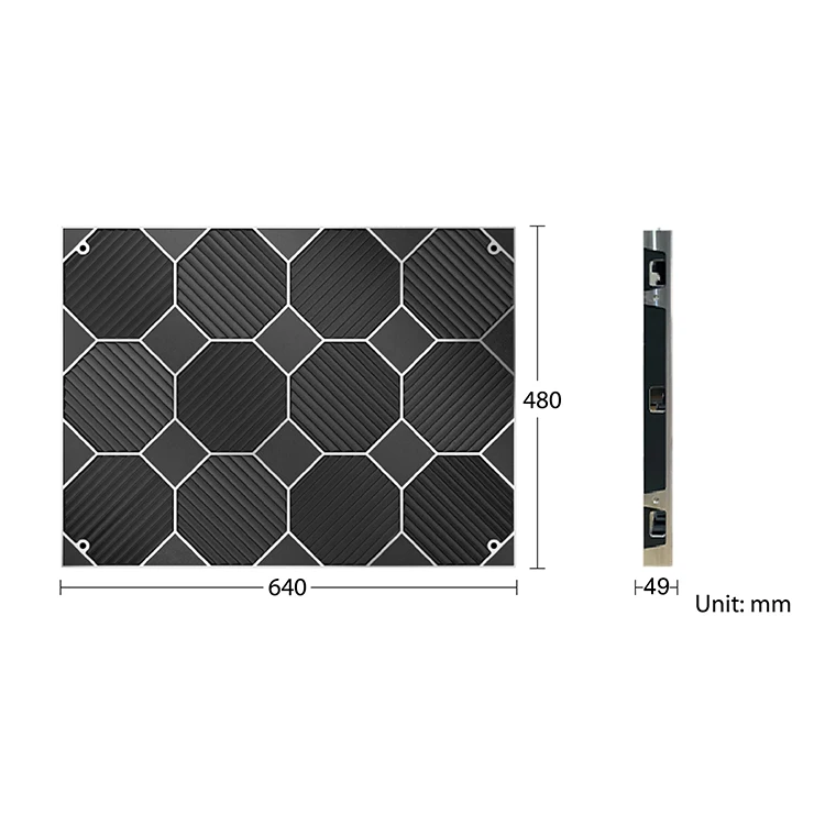 HP640 P1.25 P1.53 P1.86 P2.5 640x480 мм с высоким разрешением цифровые вывески рекламная пленка кинотеатр конференц-экран