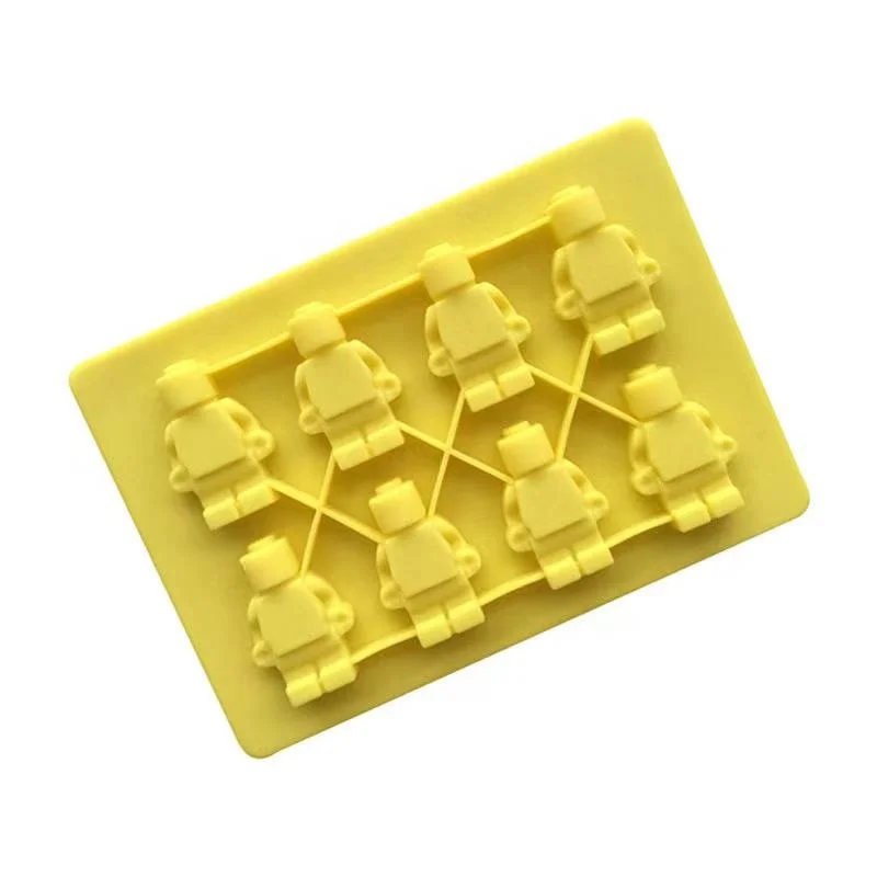 
8 link LEGO series silicone Chocolate Mold 