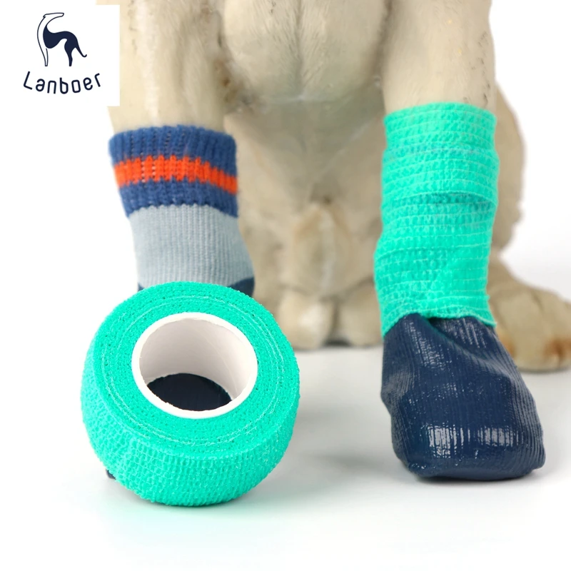 
Custom consumable medical device cohesive elastic dog bandage 