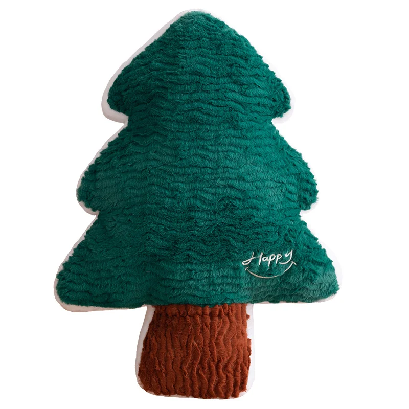 Plush Stuffed  Tree Green Throw Pillow  Holiday Home Decoration